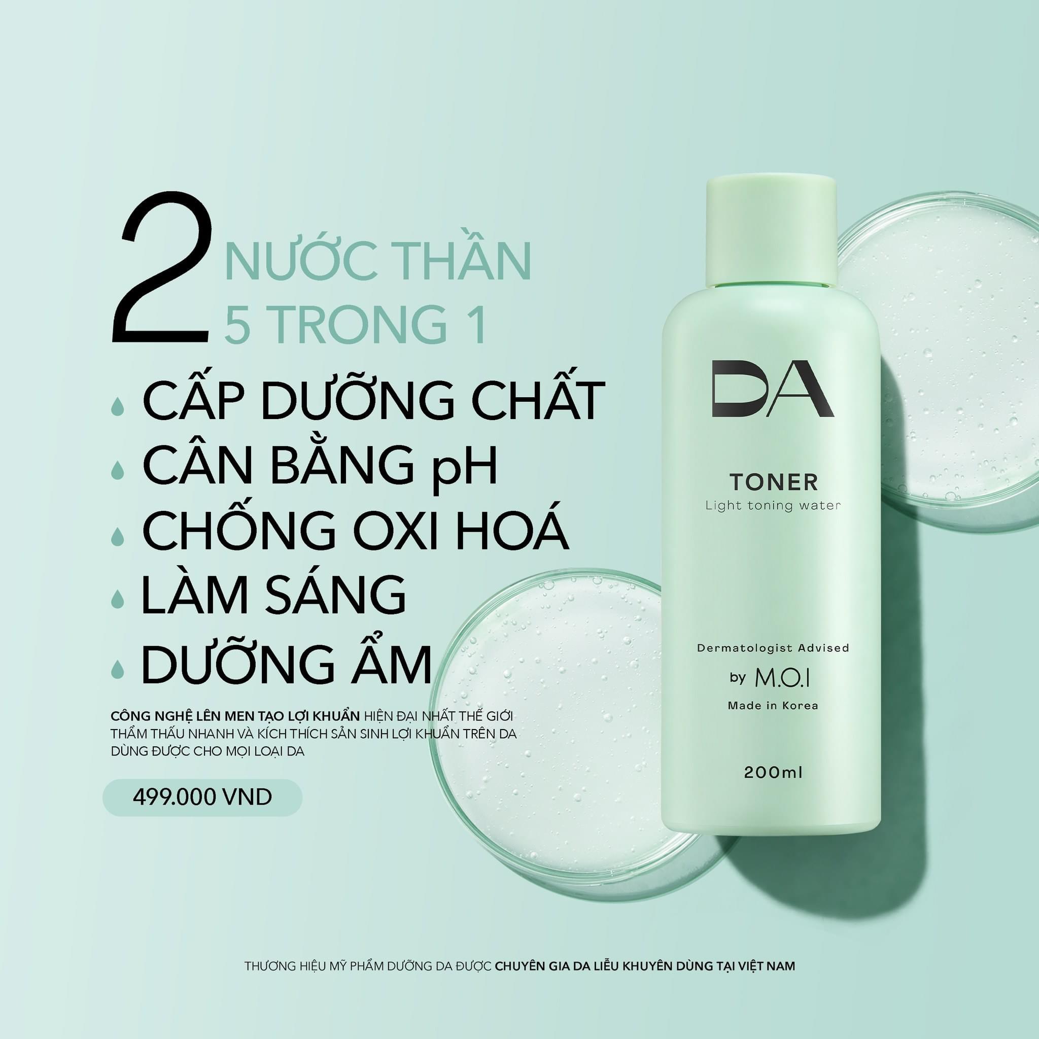 NƯỚC THẦN 5 IN 1 DA BY M.O.I HỒ NGỌC HÀ 