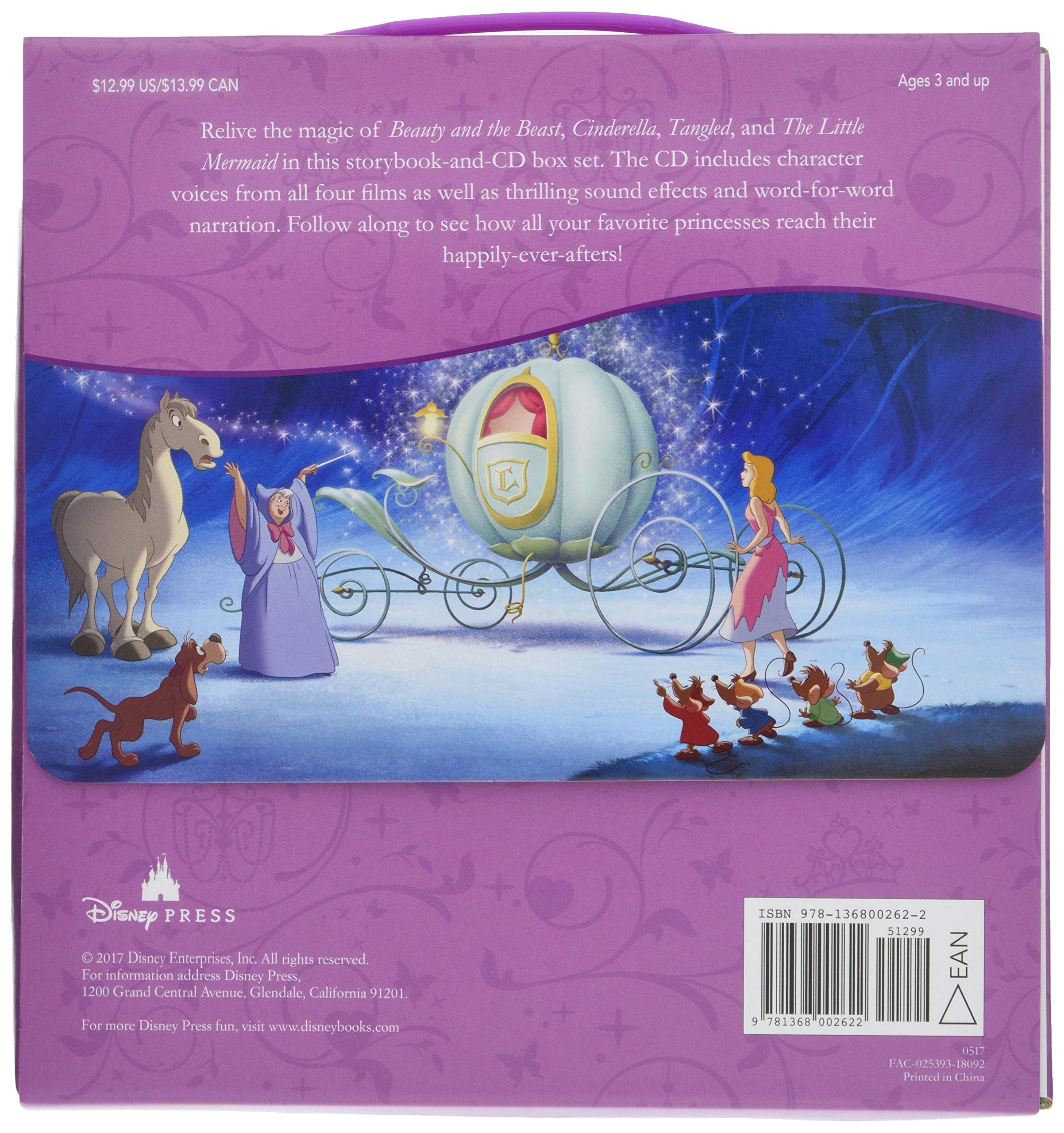 Disney Princess Read-Along Storybook And CD Box Set