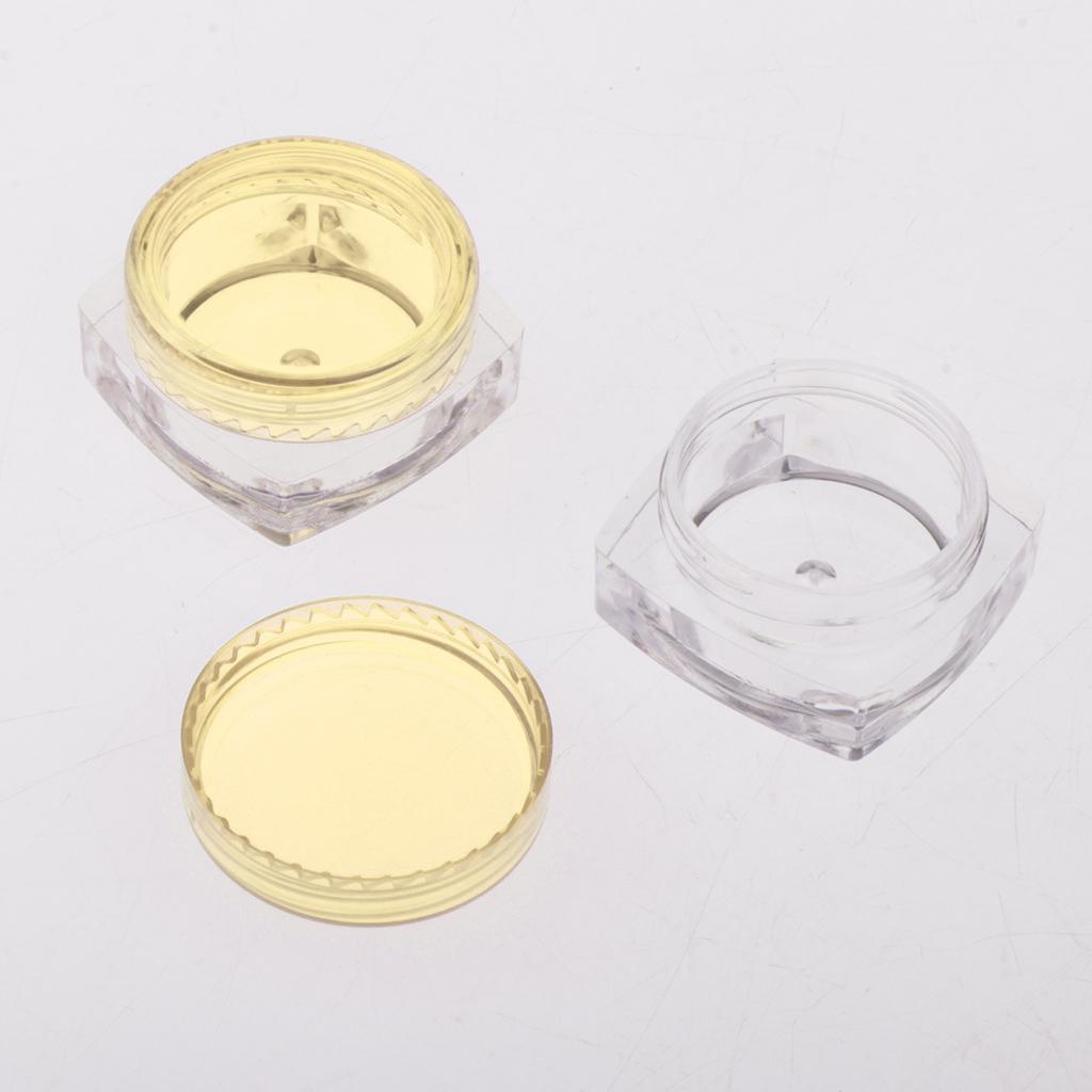 50x Sản Phẩm Trang điểm Tròn Rỗng Pot Pot Kem Du Lịch Hộp đựng Mỹ Phẩm 5g