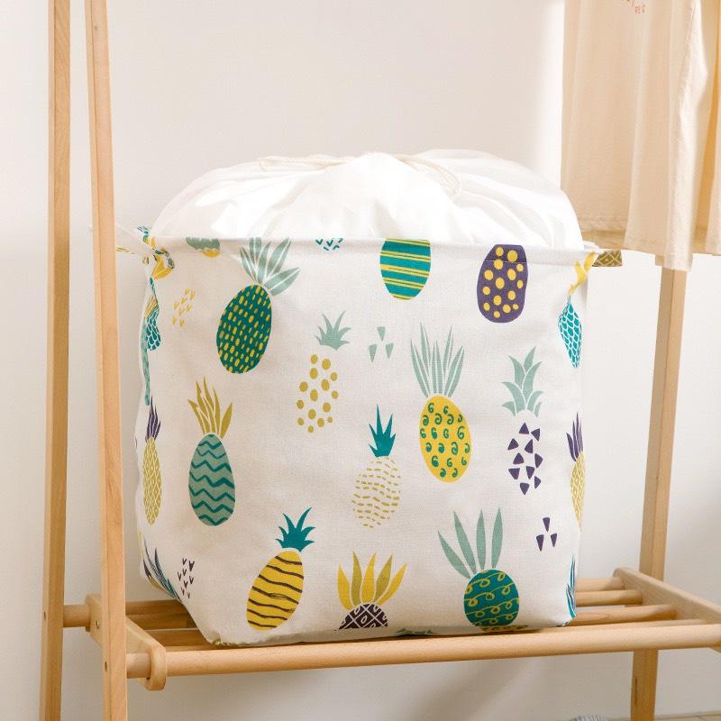 Túi đựng quần áo chăn màn siêu to sọt vải đựng đồ khung thép chắc chắn tiện lợi