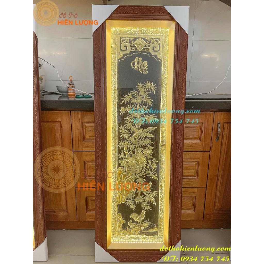 Bộ Tranh Tứ Quý Bằng Đồng Xuân-Hạ-Thu-Đông Liền Tấm