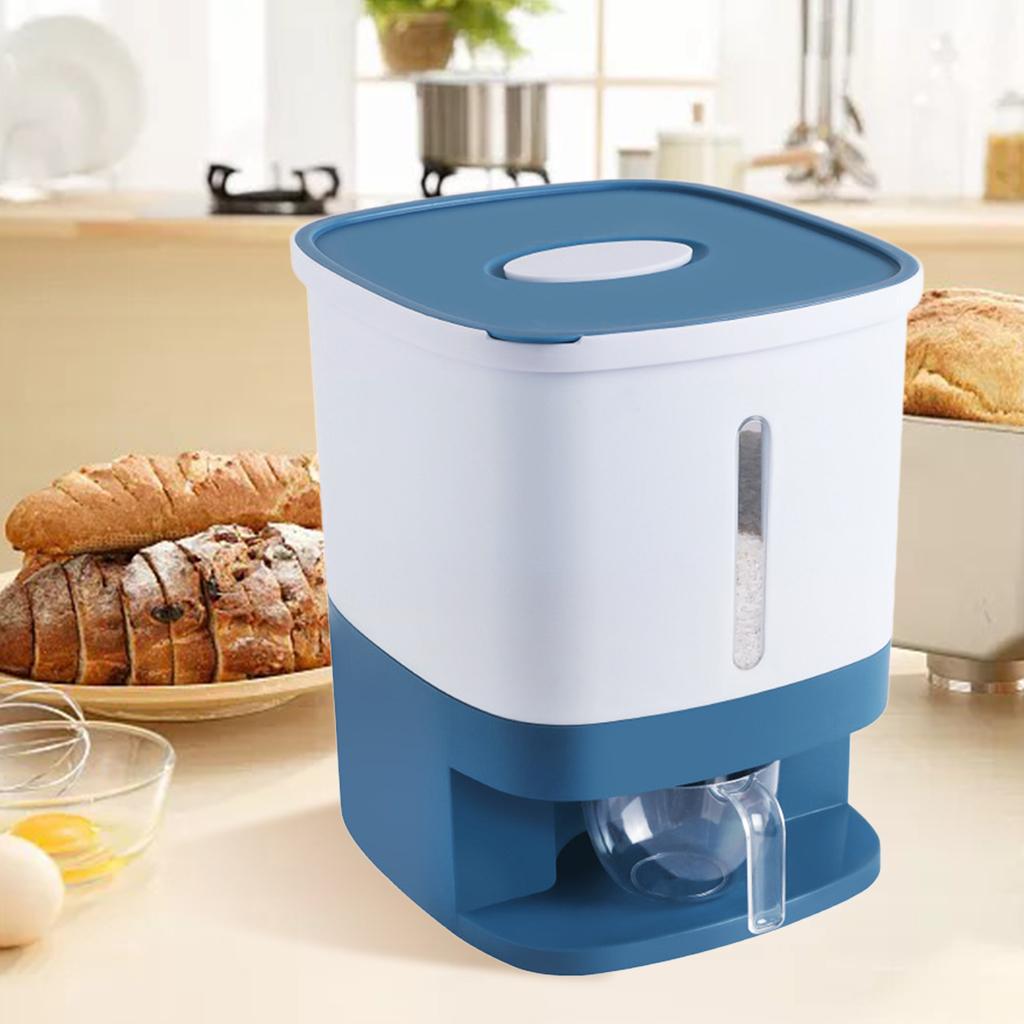 Rice Container Large Moisture-Proof Multipurpose Storage Tank Bucket Rice Cylinder for Dry Food Storage Container Machine