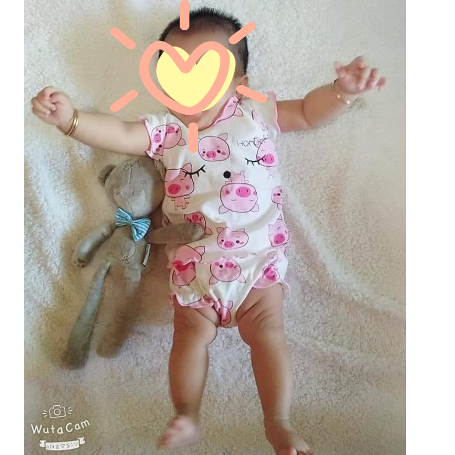 (5-7kg) Bộ Cánh Tiên/ Hai dây cho Bé Gái HotGa
