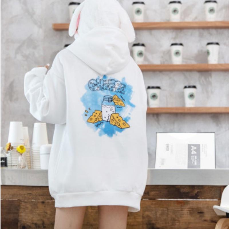 Áo hoodie nữ nam unisex cặp đôi local brand nỉ ngoại cao cấp da cá form rộng có mũ ulzzang hàn quốc cute zip TOM & JERRY