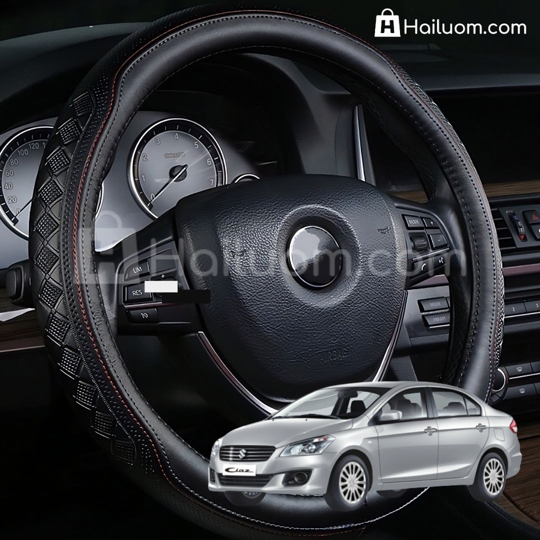 Bọc Vô Lăng ô tô cho SUZUKI CIAZ Da Thật Cao Cấp 4 Mùa