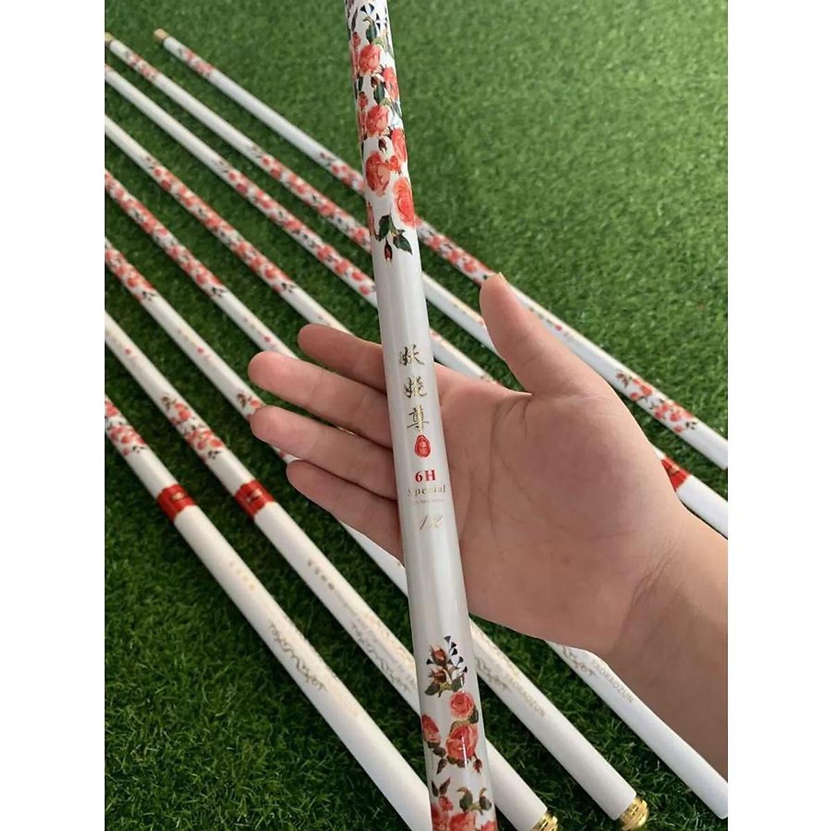Cần Câu Tay Bạch Hồng, Cần Câu Tay Bạch Hồng 6H Tặng Kèm Ngọn Phụ
