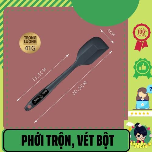 Phới Trộn Bột, Vét Bột (Màu Ngẫu Nhiên) Spatula CUGF Silicon Dụng Cụ Làm Bánh Vô Cùng Hiệu Quả ( HH0048