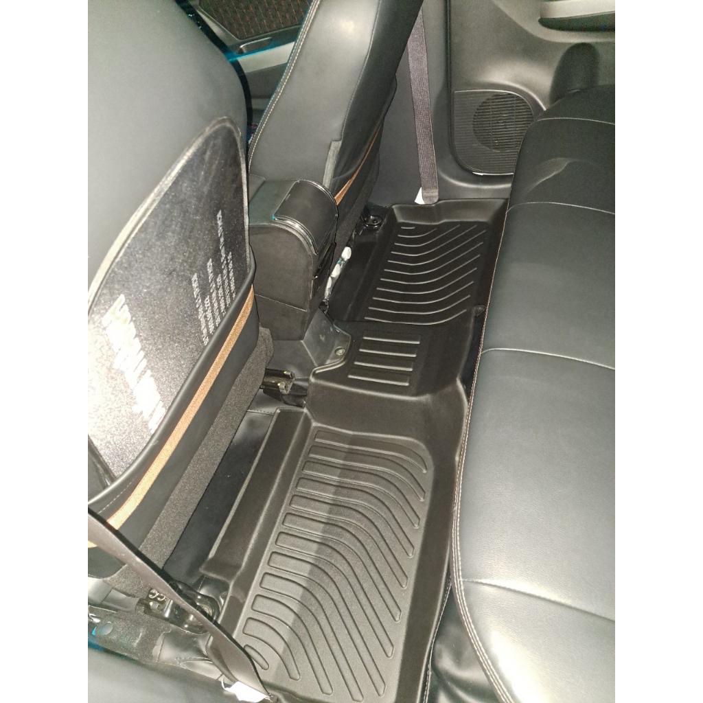 Wigo-Thảm lót sàn xe ô tô Toyota Wigo 2017-2020 Nhãn hiệu Macsim chất liệu nhựa TPE màu đen hàng loại 2