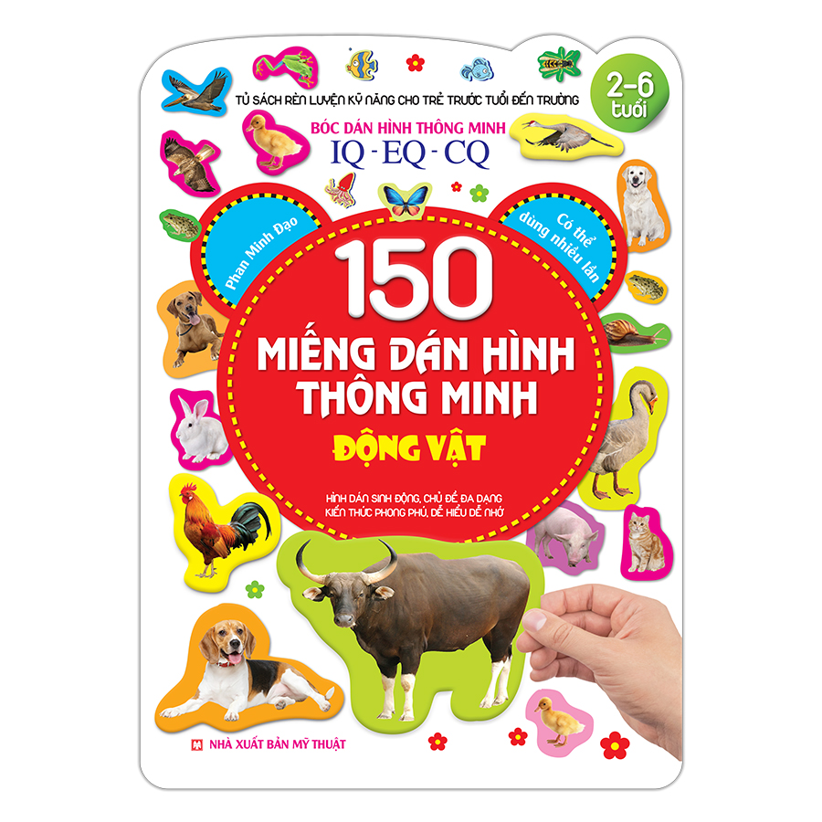 150 Miếng Dán Hình Thông Minh - Động Vật IQ-EQ-CQ