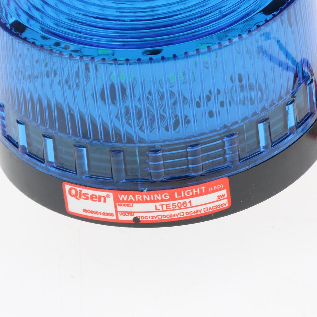 Blue LED Emergency Warning Strobe Light Lamp Flashing Beacon DC12V