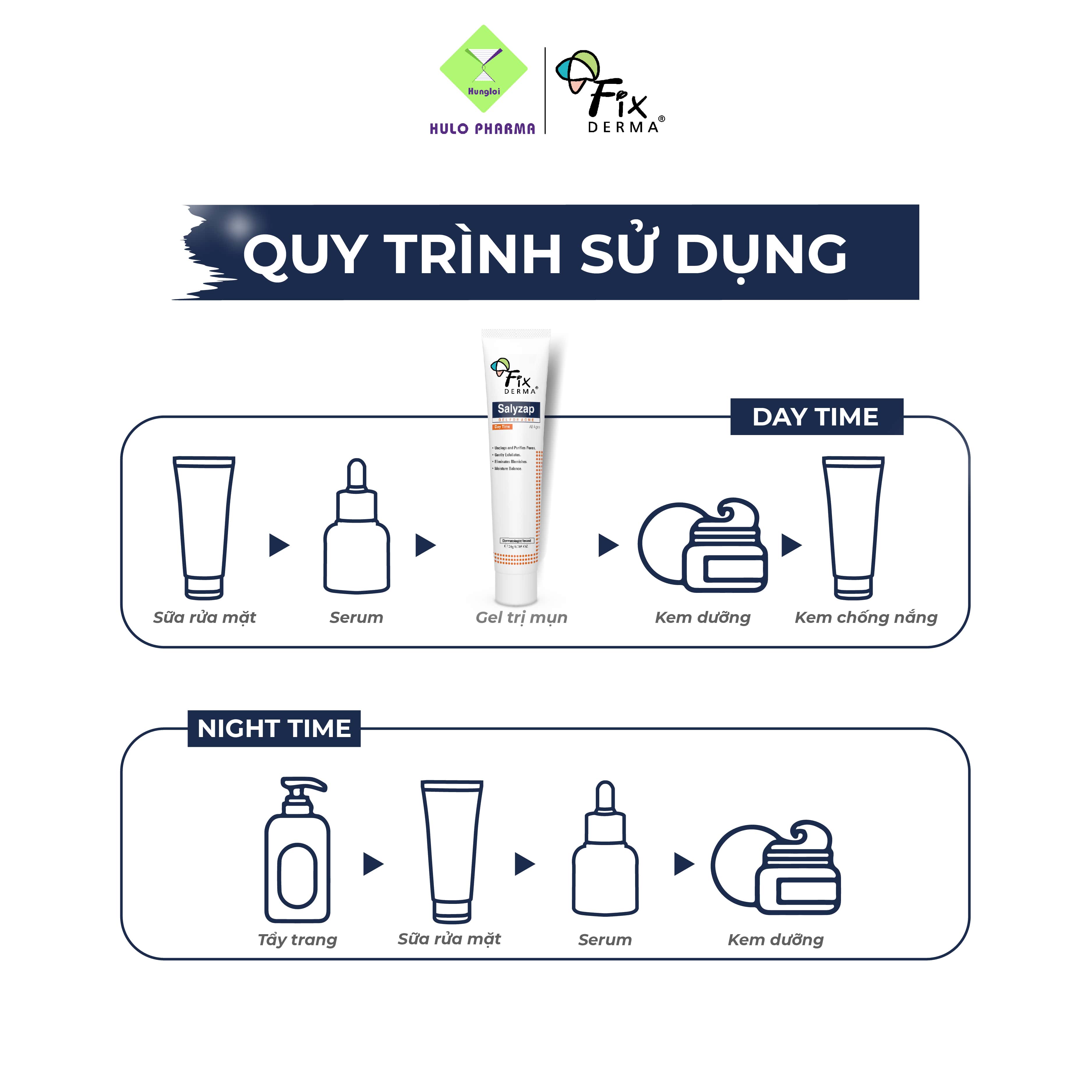 Gel trị mụn Salyzap Gel For Acne Day Time (20g) 