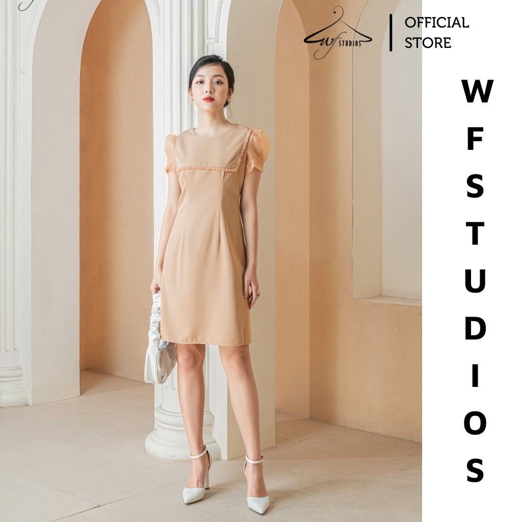 Váy tay bồng cổ cách điệu-Jessie Dress-V08-wfstudios