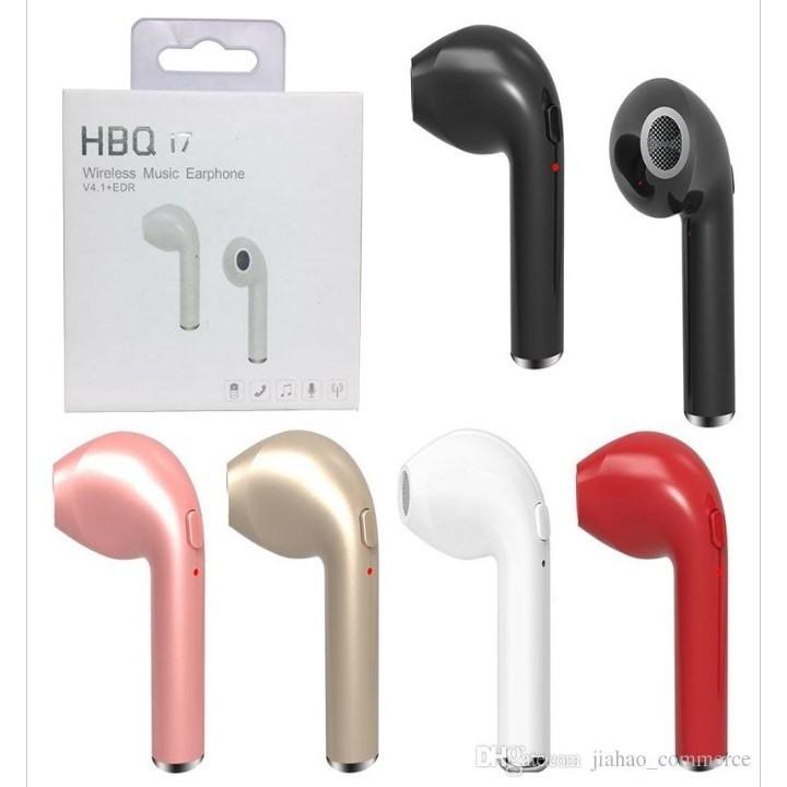 Tai Nghe Bluetooth Không Dây HBQ I7 Kiểu Dáng Iphone