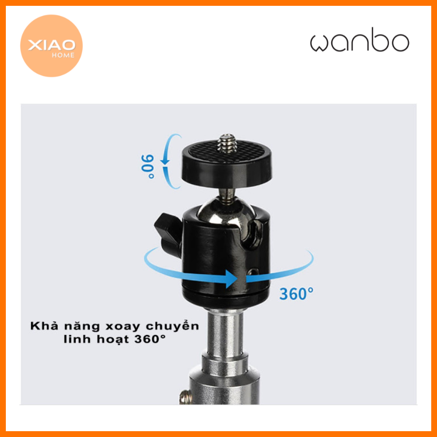 Chân máy chiếu Wanbo đa năng có thể điều chỉnh từ 30 - 170cm Xoay 360° - Hàng chính hãng