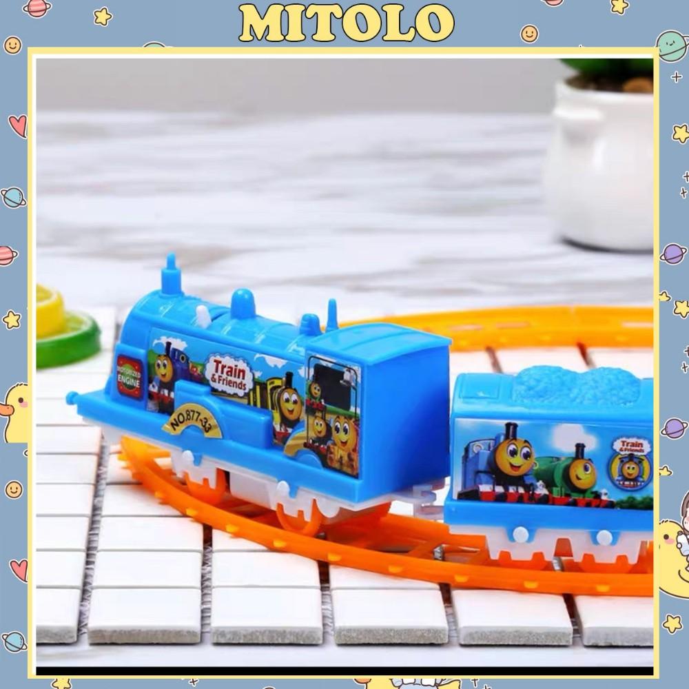 Đồ chơi mô hình xe lửa Mitolo nắp ráp cho be trai gai thông minh 877-78