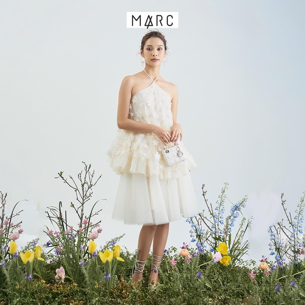 [COUPON 100K] Áo dài cách tân nữ MARC FASHION dáng cổ yếm Như Ý TRSH120222