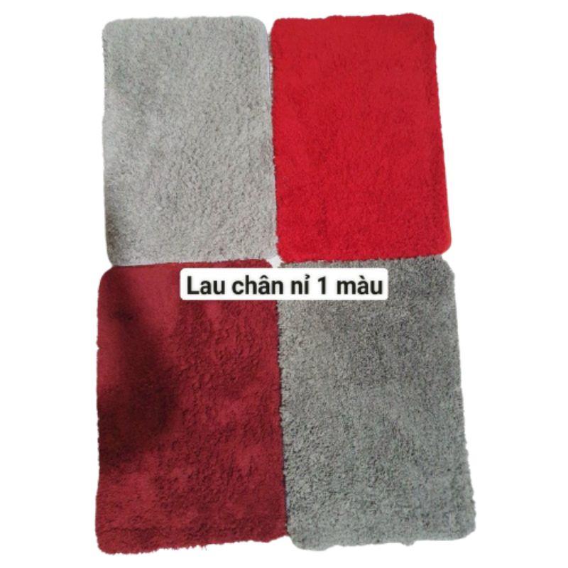 THẢM CHÙI CHÂN 3D lông xù, các màu KT 40x60cm có ma sát chống trượt