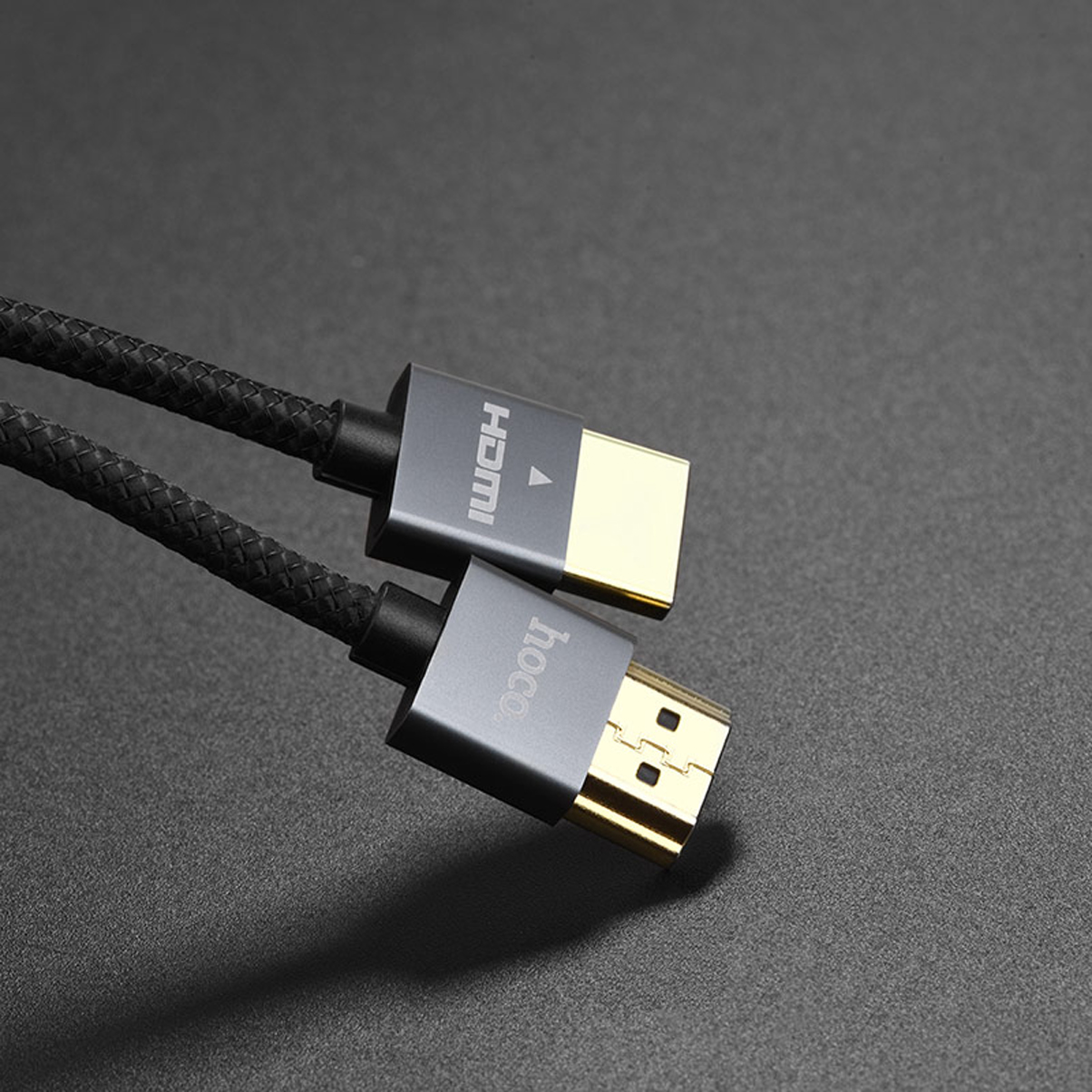 Cáp HDMI Bọc Thép Siêu Bền Dài 1.5M và 3M Hoco UA12 - Hàng Chính hãng