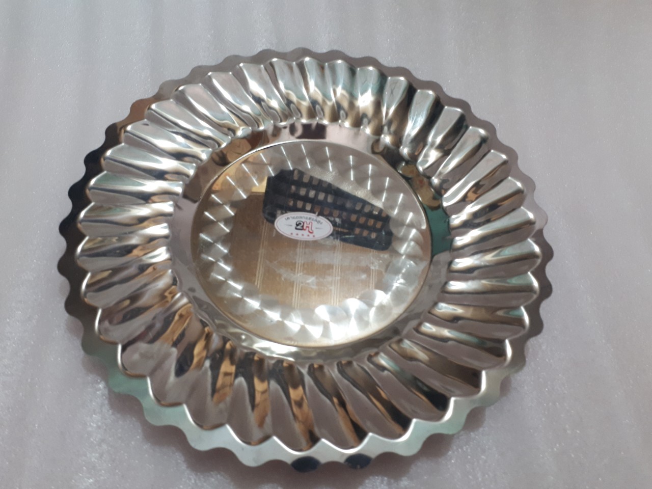 Dĩa bò né tiệc đám cuới quán ăn hình hoa hướng dương 34cm