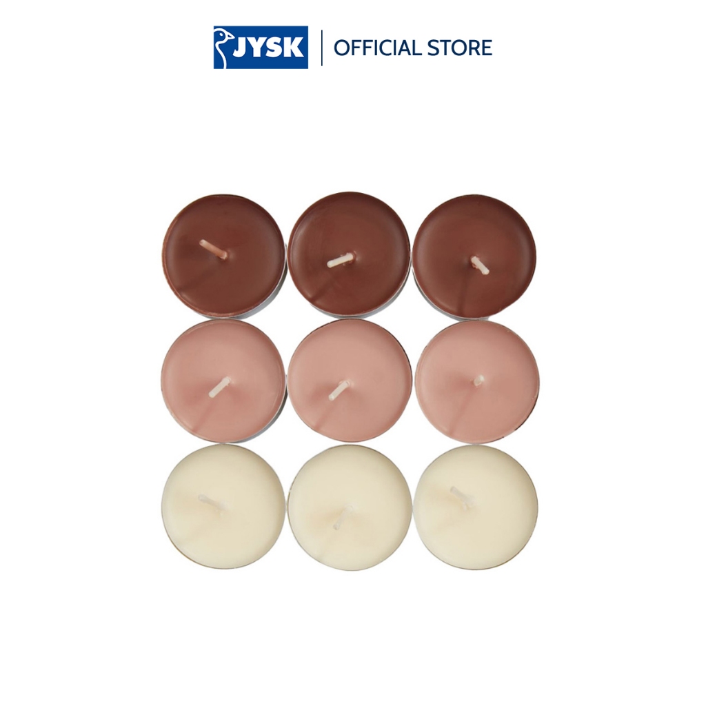 Bộ 18 nến thơm tealight | JYSK Kenni | paraffin | nhiều màu