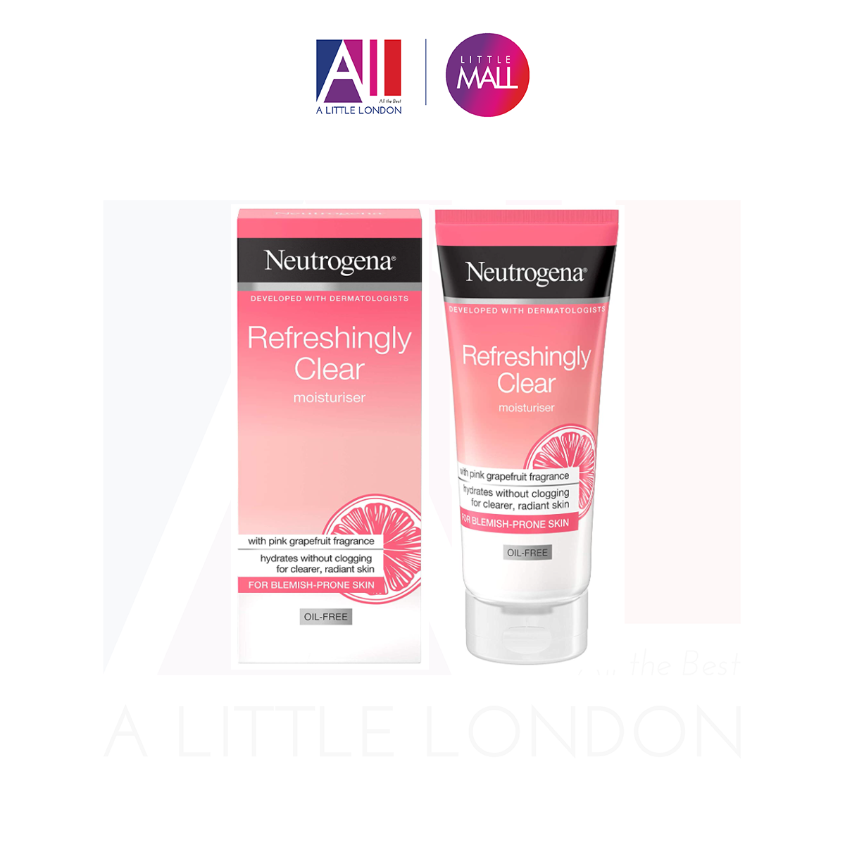 Kem dưỡng kiềm dầu Neutrogena Refreshingly Clear Moisturiser Oil Free - 50 ml
