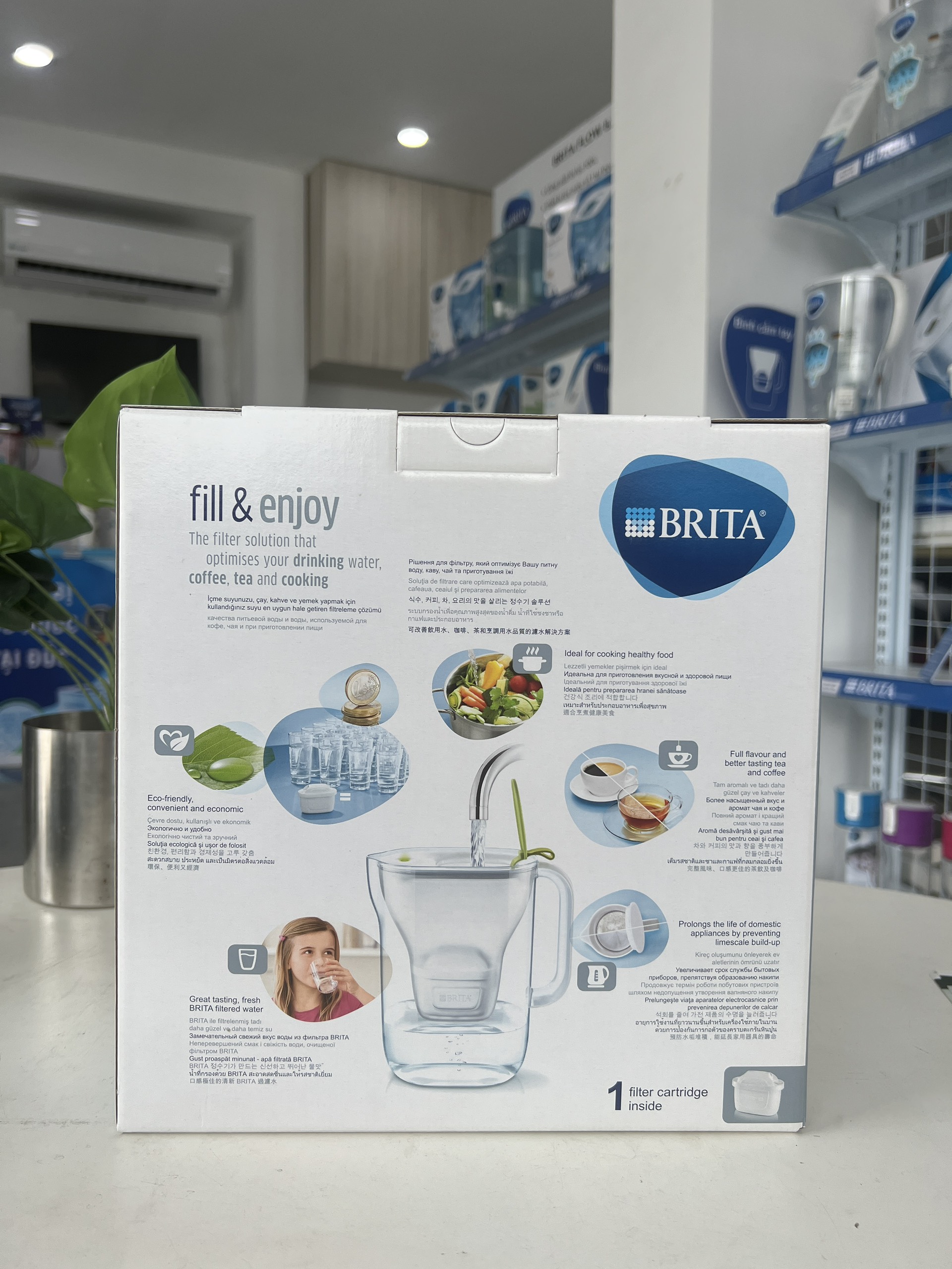 Bình Lọc Nước BRITA Style Lime - 2.4L (Kèm Maxtra Plus)