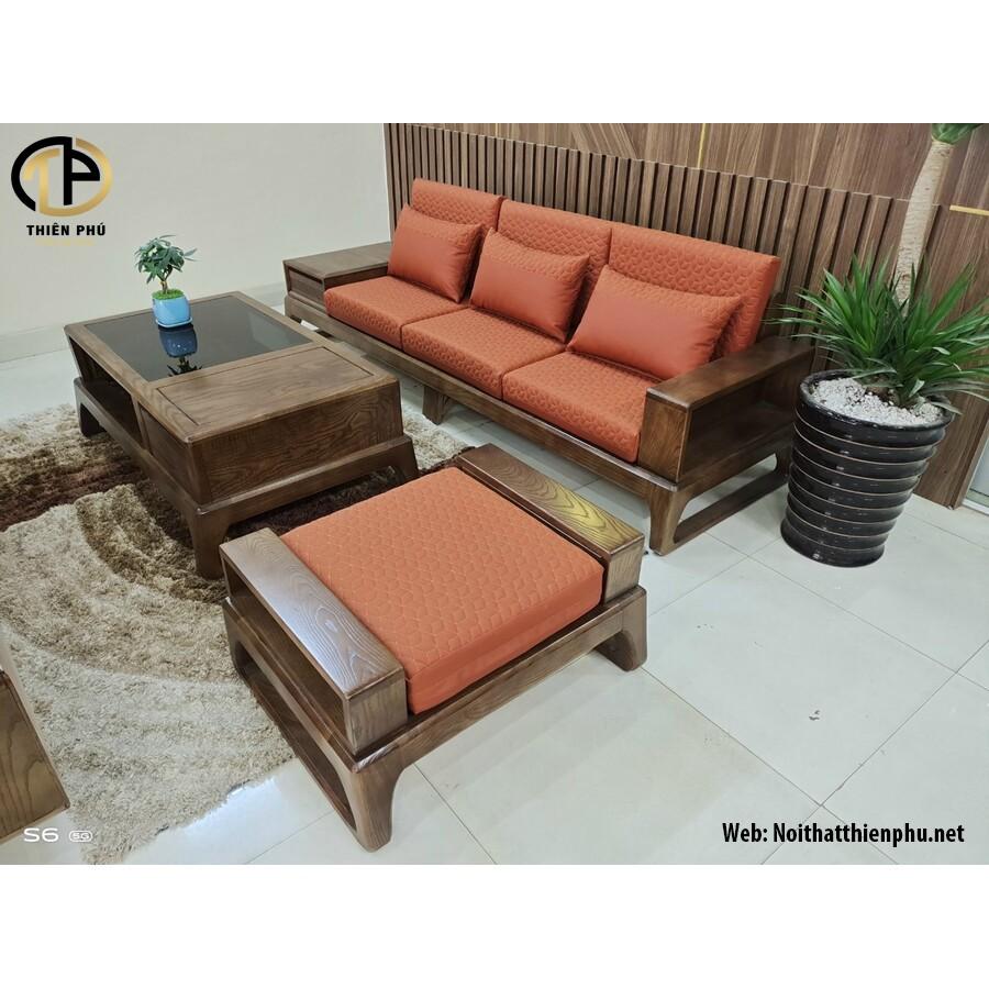 Bộ bàn ghế Sofa gỗ mini gỗ Sồi Nga