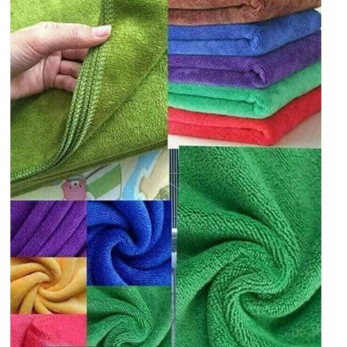 Combo 3 khăn lau đầu, khăn mặt, khăn tắm đa năng kích thước 35x75cm