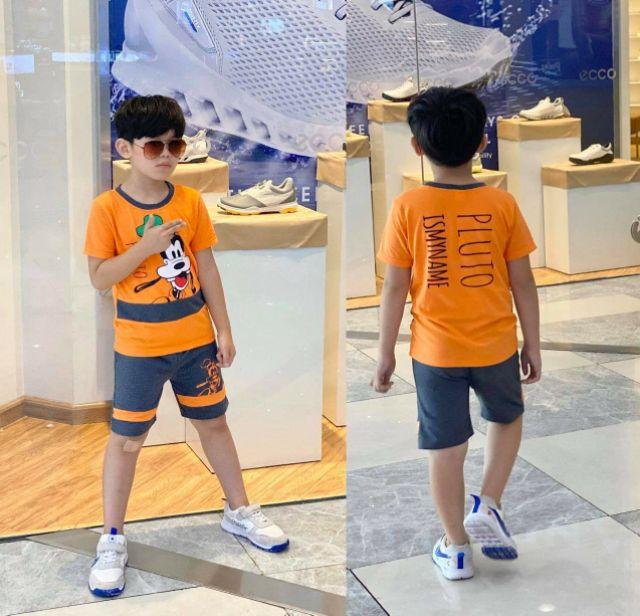BỘ THUN COTTON 4C BÉ TRAI SIZE ĐẠI- Đồ bộ trẻ em