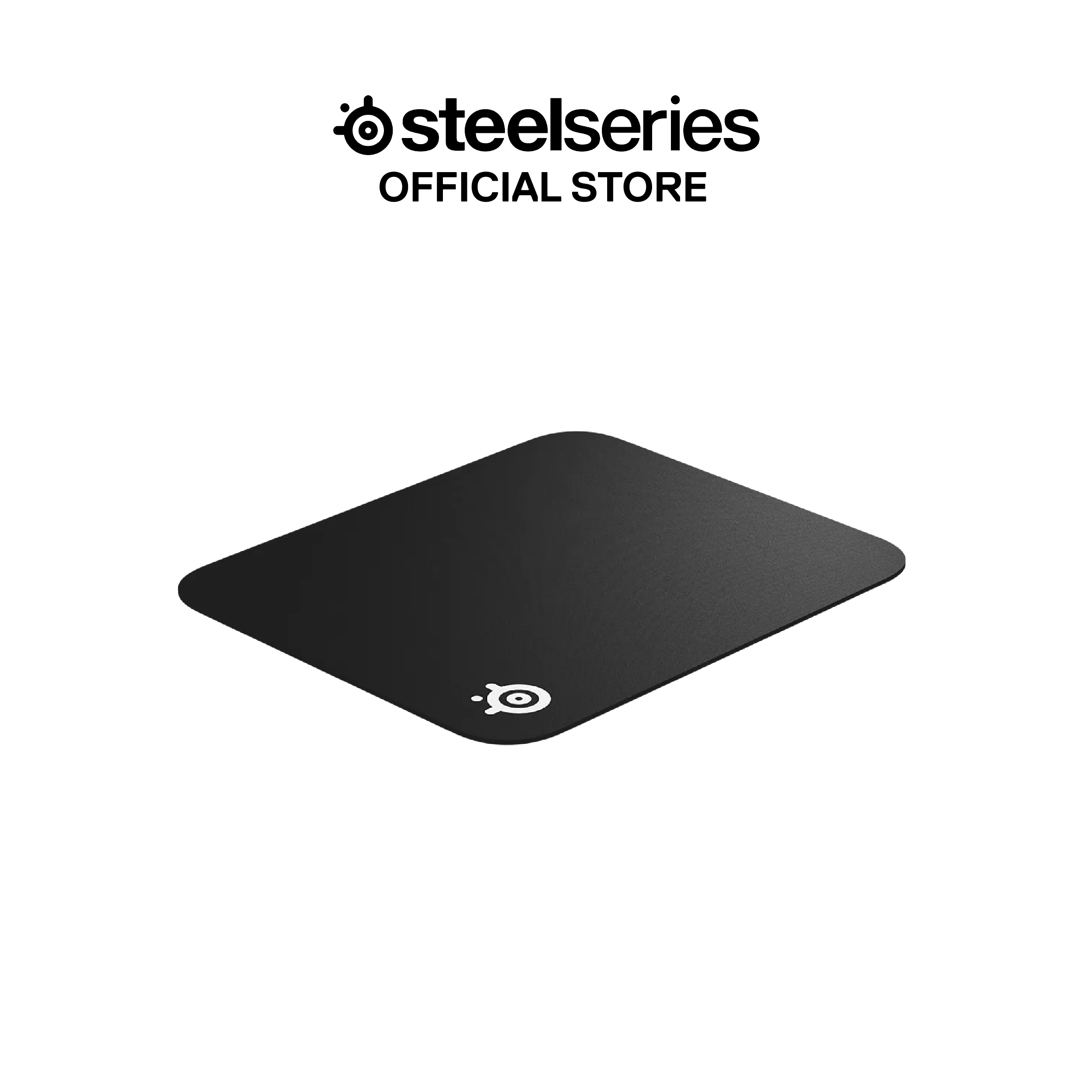 Lót chuột Steelseries QcK màu đen, dày 2mm chất liệu vải dệt chống trượt êm tay phù họp mọi loại chuột, Hàng chính hãng  bảo hành 1 năm