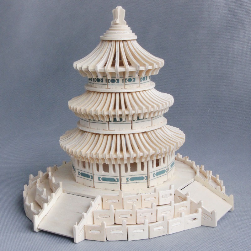 Đồ chơi lắp ráp gỗ 3D Mô hình Tháp Thiên Đường G-J043