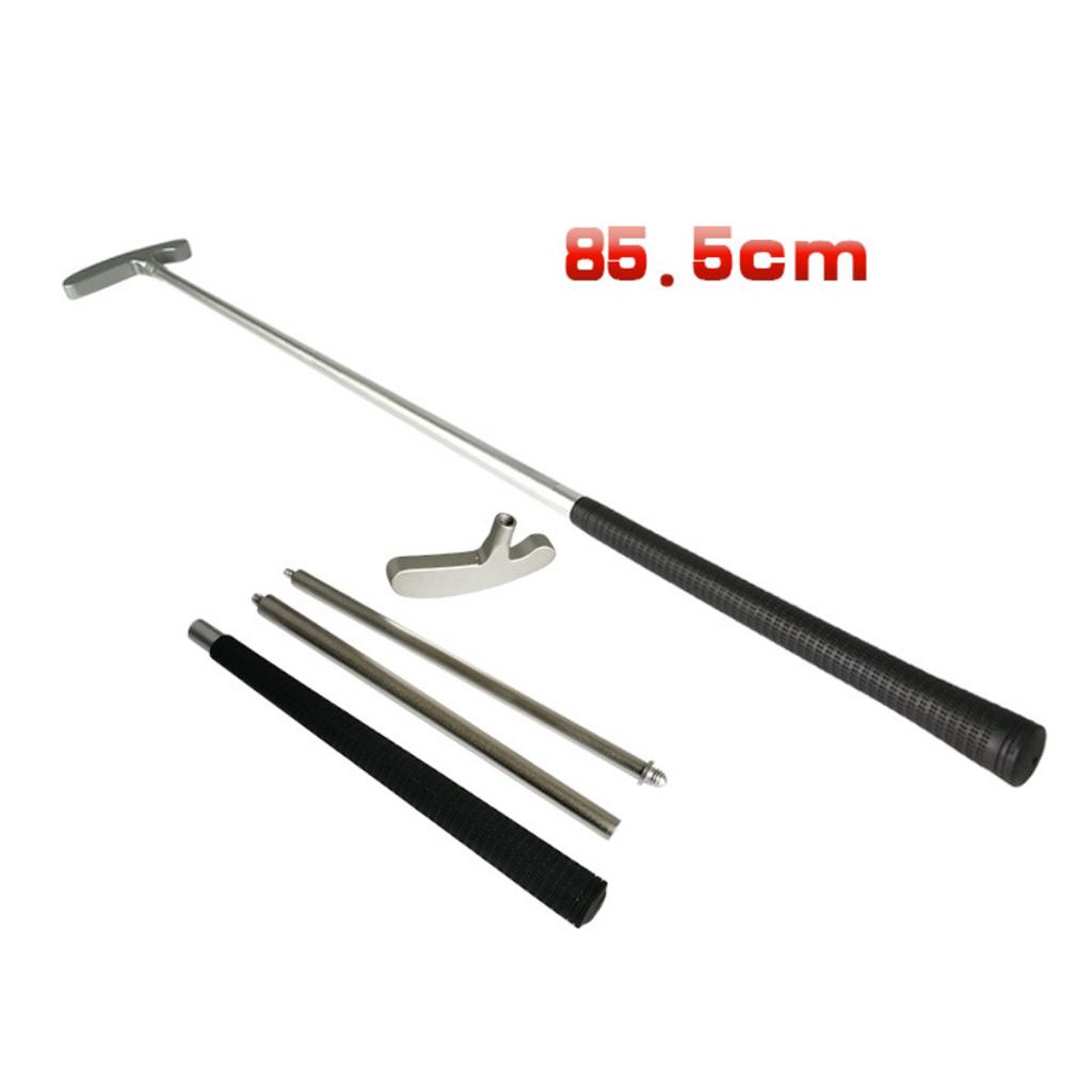 Folding Golf Flag Stick Pole Set Putting Hole Cup Mini Iron Putter Travel Iron