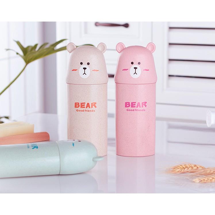 Hộp Đựng Bàn Chải Và Kem Đánh Răng Hình Gấu