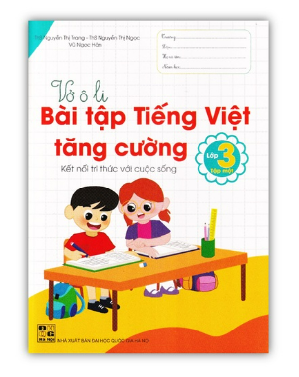 Sách - Vở Ô li Bài Tập Tiếng Việt Tăng Cường lớp 3 - tập 1