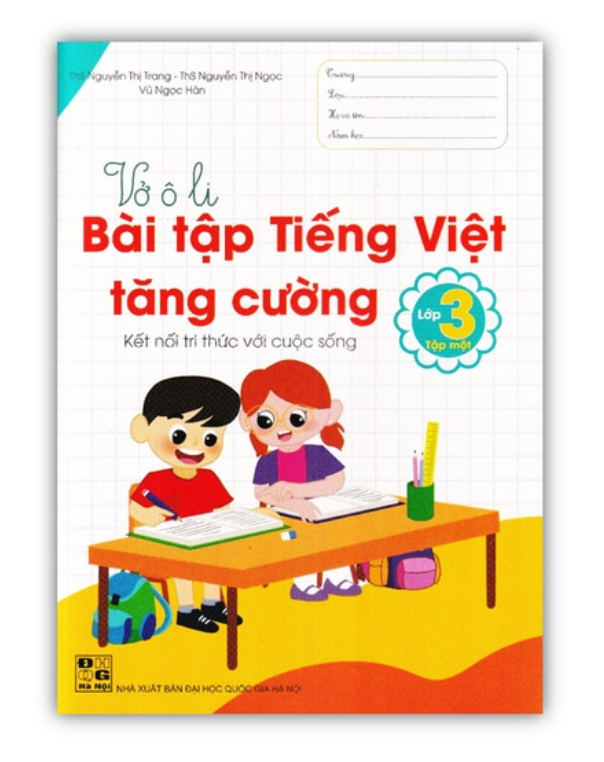 Sách - Vở Ô li Bài Tập Tiếng Việt Tăng Cường lớp 3 - tập 1 ( Kết Nối )