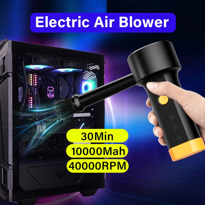 500 Watts điện Duster điện, máy nén khí điện tử máy bay điện tử 40000 RPM Súng không khí đóng hộp cho máy tính để làm sạch bàn phím máy tính