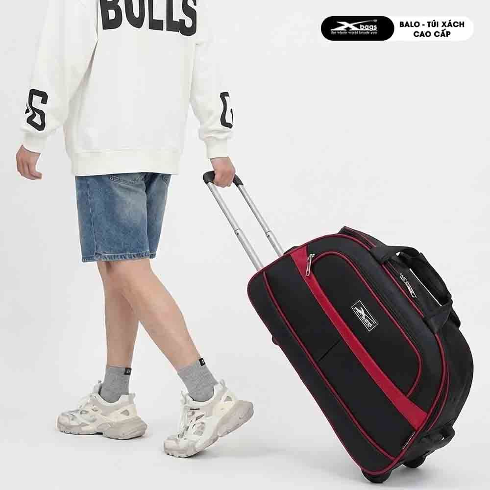 Túi Du Lịch Có Cần Kéo Xbags Classic Xb6102 Màu Đen, Chống Nước, Bền Bỉ, Nhiều Ngăn Tiện Lợi, Sang Trọng, Có Bánh Xe 360 Độ Dễ Dàng Di Chuyển!