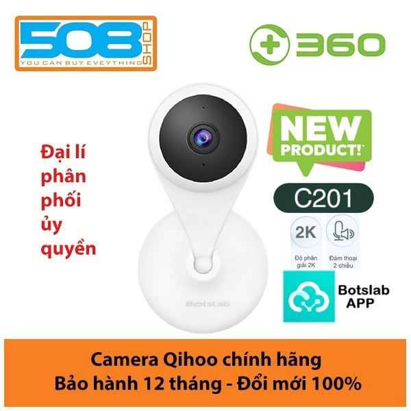 CAMERA WIFI, CAMERA QUAN SÁT IP WIFI QIHOO 360 AC1C - 1080P (PHIÊN BẢN QUỐC TẾ 2020) – HÀNG CHÍNH HÃNG