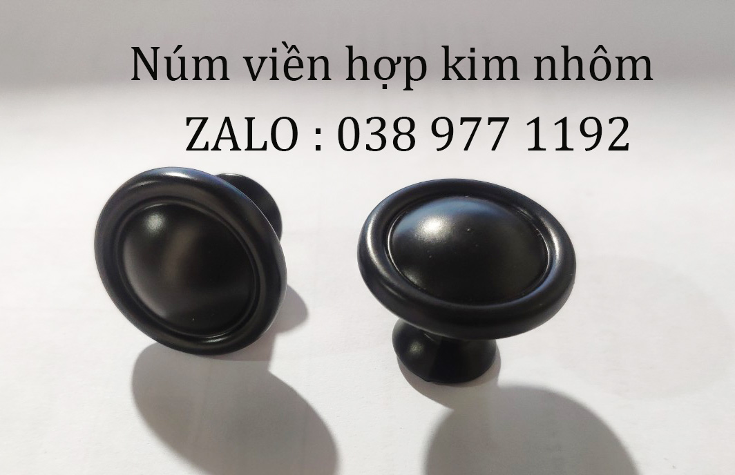 Núm tròn tủ ngăn kéo đen chất liệu hợp kim nhôm cao cấp, núm tủ,núm Tủ Ngăn Kéo Hợp Kim Cao Cấp, Núm Cửa Tủ Gỗ, Tay Nắm