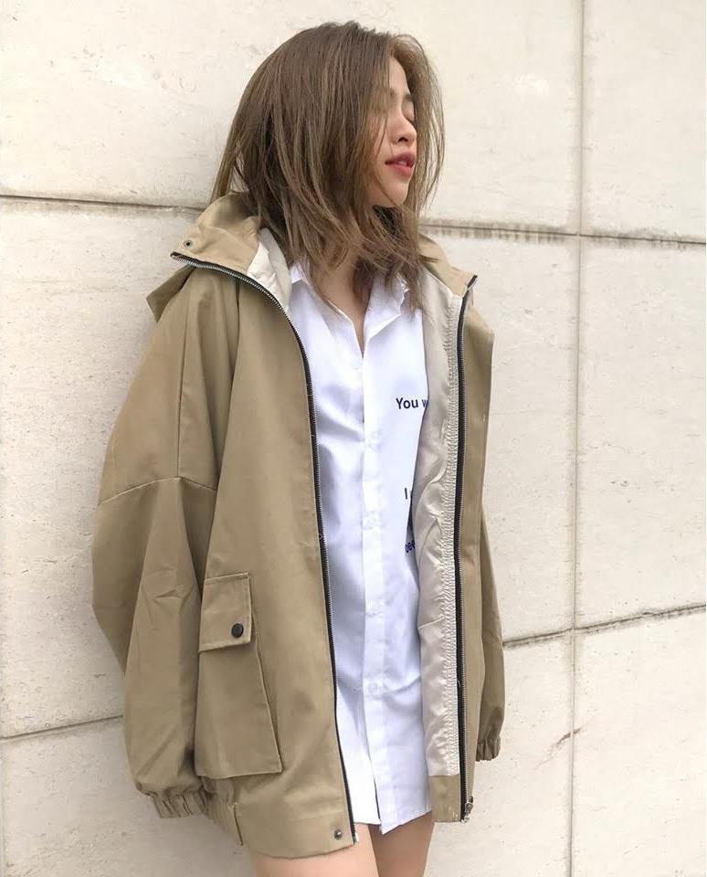 Áo Khoác Kaki Túi Hộp Màu Đen / Màu Tan - Jacket Box Black / Vani Unisex