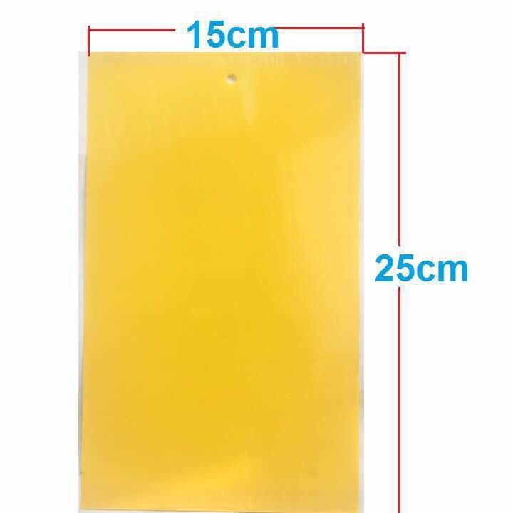 Combo 120 miếng bẫy côn trùng 2 mặt màu vàng