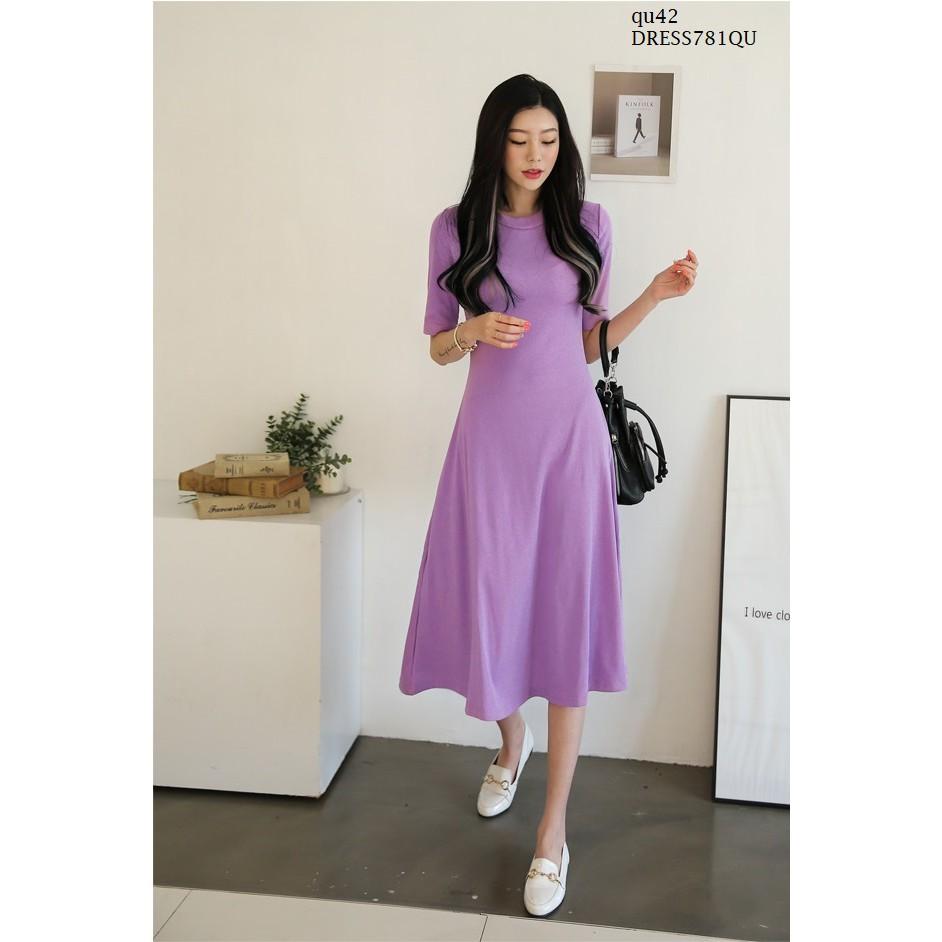 DRESS697 ĐẦM THUN SUÔNG THỜI TRANG