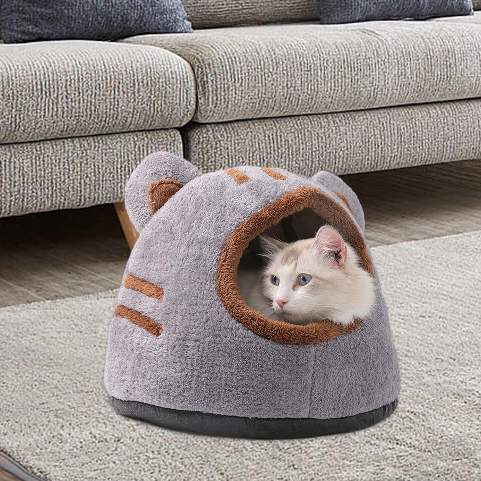 Adorable Cat Nest Bed, Sleeping Nest Bed, Comfortable Warm Cave for Indoor Cats