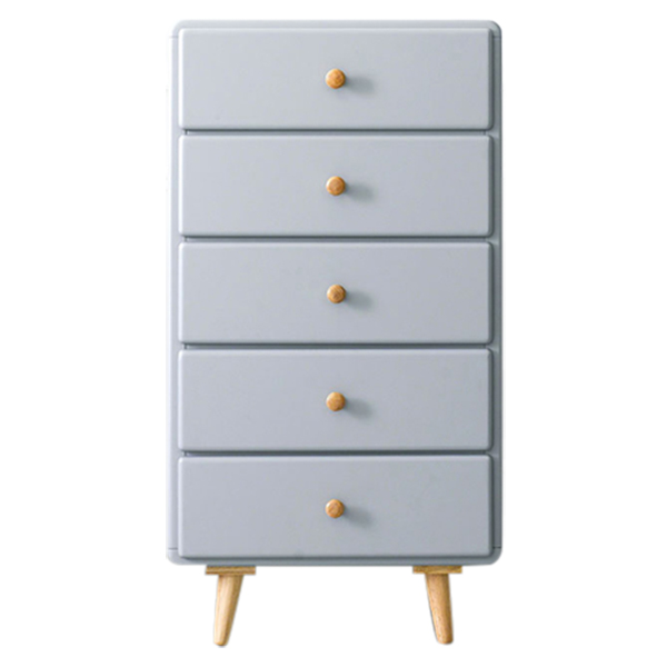 Tủ 5 Ngăn Kéo Đứng Rora IBIE - BSK5SRORG - Grey