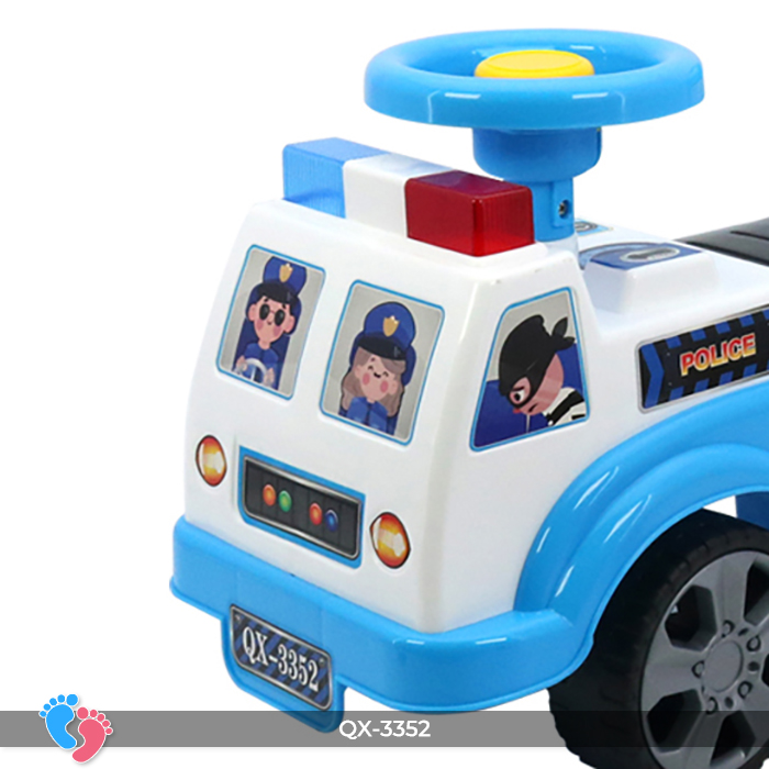 Xe chòi chân mô hình cảnh sát cho bé BABY PLAZA QX-3352