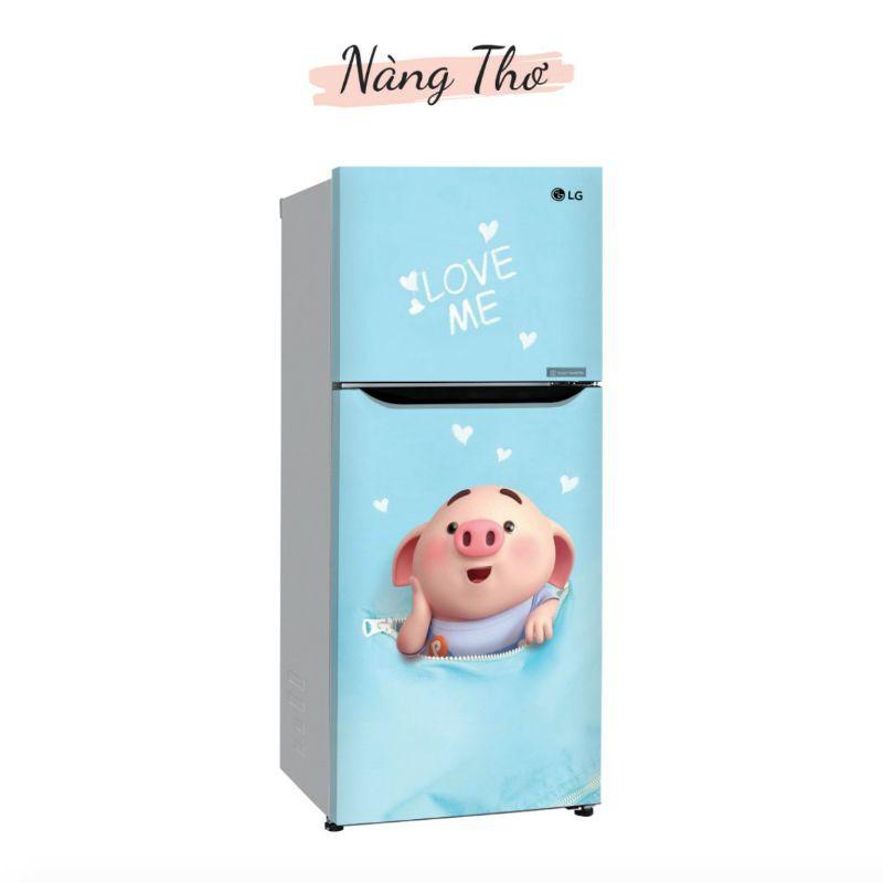 Decal dán tủ lạnh
