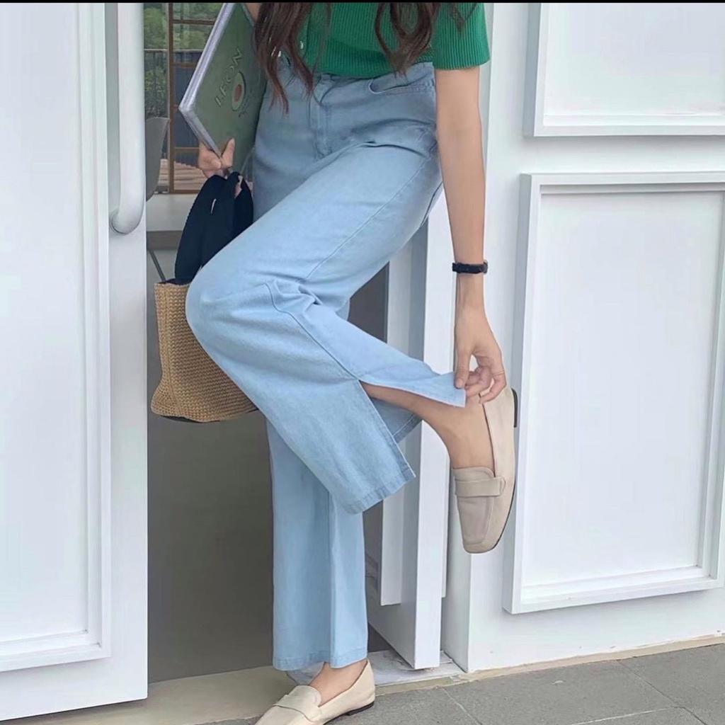 Quần jean ống xẻ -- 33791