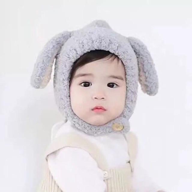 Mũ len cừu cho bé