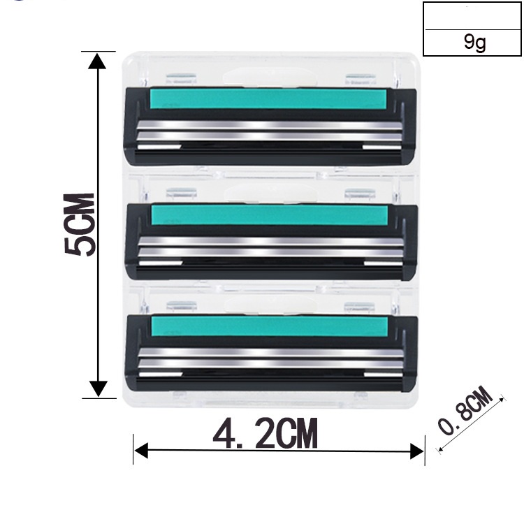 Set Dao Cạo Râu Và 36 Lưỡi Dao Kép, Tặng Kèm Tuýp Kem Cạo Râu, Giúp Bạn Cạo Không Đau, Sảng Khoái