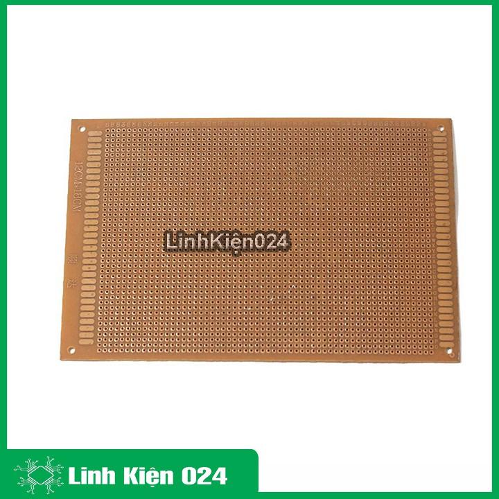 Phíp Đồng Lỗ - Bảng Mạch Đục Lỗ Sẵn PCB Nâu - Kích Thước A4-290X210MM